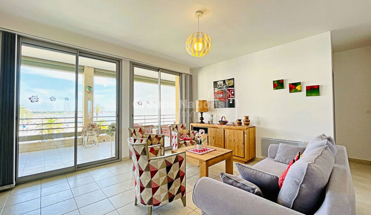 Rare appartement P6 double Vue Mer Le Grau du Roi CM1804 photo5