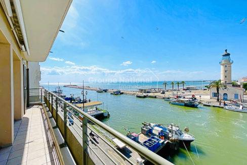 Marina Rare appartement P6 double Vue Mer Le Grau du Roi CM1804 photo1
