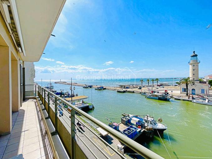 Marina Rare appartement P6 double Vue Mer Le Grau du Roi CM1804 photo1