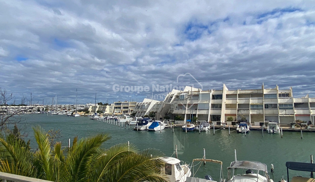 Marina large en Rdc Duplex Port Camargue proche des plages CM1797 photo2