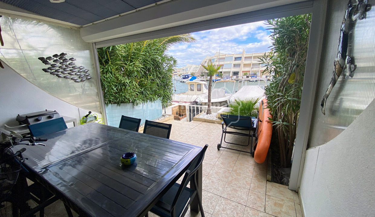 Marina large en Rdc Duplex Port Camargue proche des plages CM1797 photo3