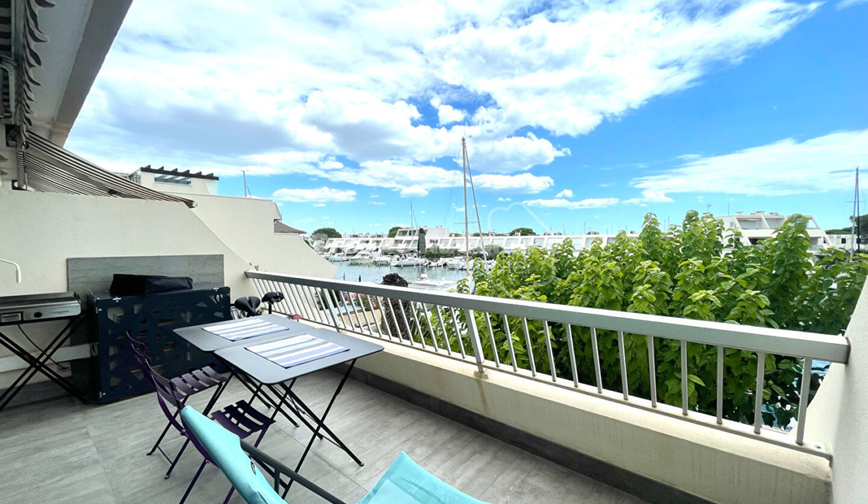 Charmante marina accès direct appontement et terrasse plein Sud CM1833 photo4
