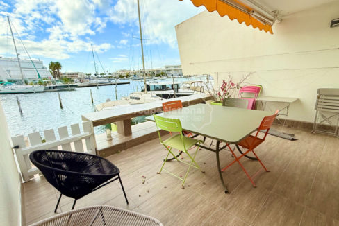 Marina Marina P3 rez-de-chaussée accès direct quai et abri voiture CM1872 photo1