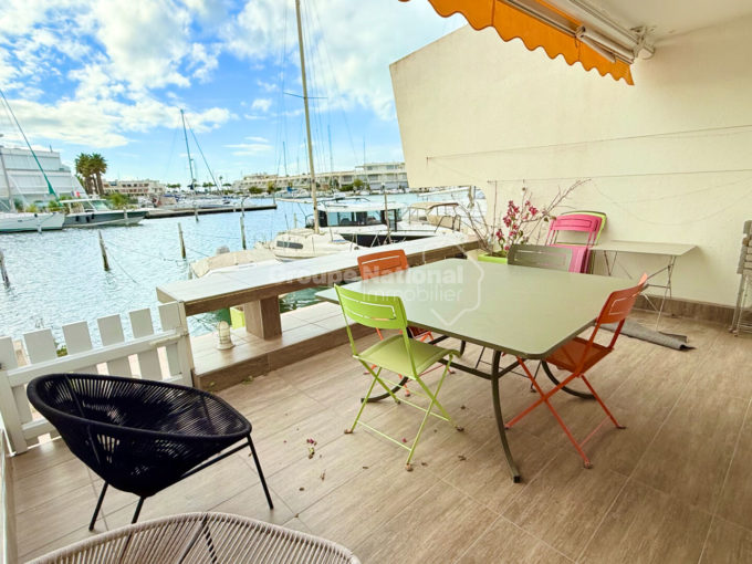 Marina Marina P3 rez-de-chaussée accès direct quai et abri voiture CM1872 photo1