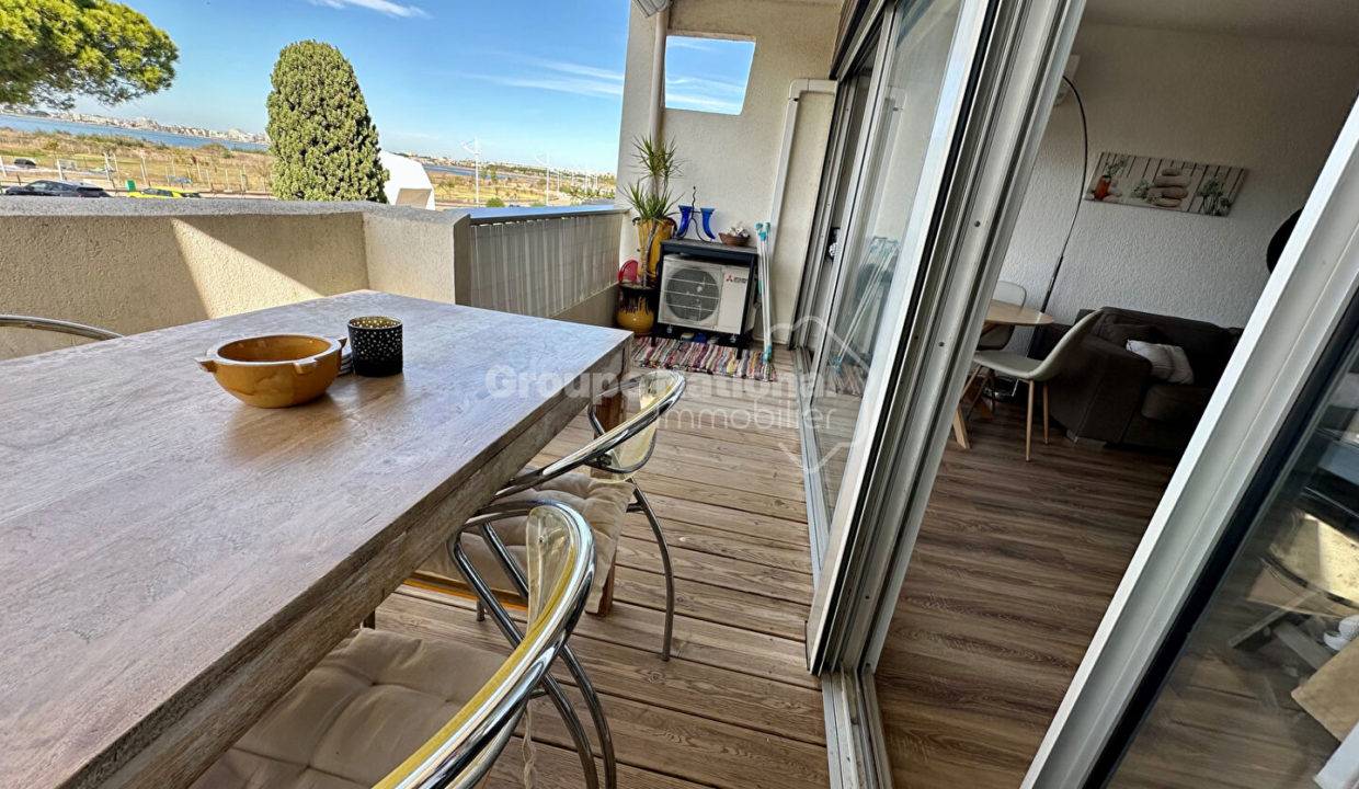 Port-Camargue studio vue mer + parking + cellier CM1859 photo11