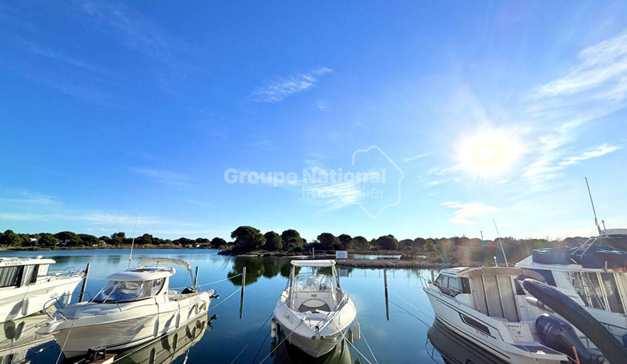 Port-Camargue Marina duplex P3 + Garage et parking CM1875 photo2