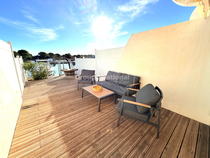 Marina Port-Camargue Marina duplex P3 + Garage et parking CM1875 photo1