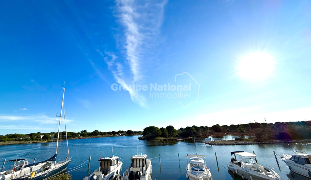 Marina rez-de-chaussée duplex SUD appontement large CM1883 photo2