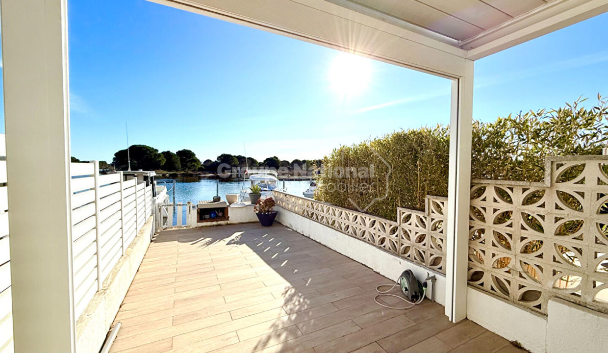 Marina rez-de-chaussée duplex SUD appontement large CM1883 photo1