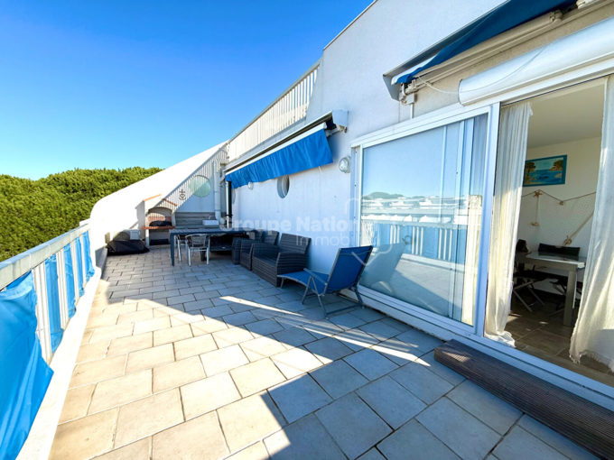 Marina Appartement terrasse XXL avec parking et cellier CM1881 photo1