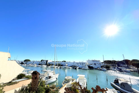 Marina Charmante marina accès direct appontement et terrasse plein Sud CM1883 photo1