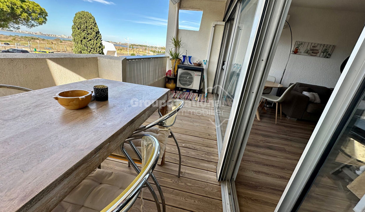 Port-Camargue studio vue mer + parking + cellier CM1859 photo11