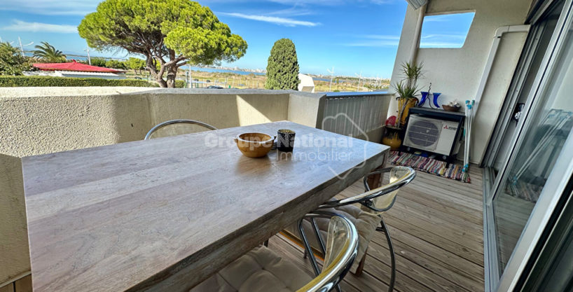 Marina Port-Camargue studio vue mer + parking + cellier CM1859 photo1