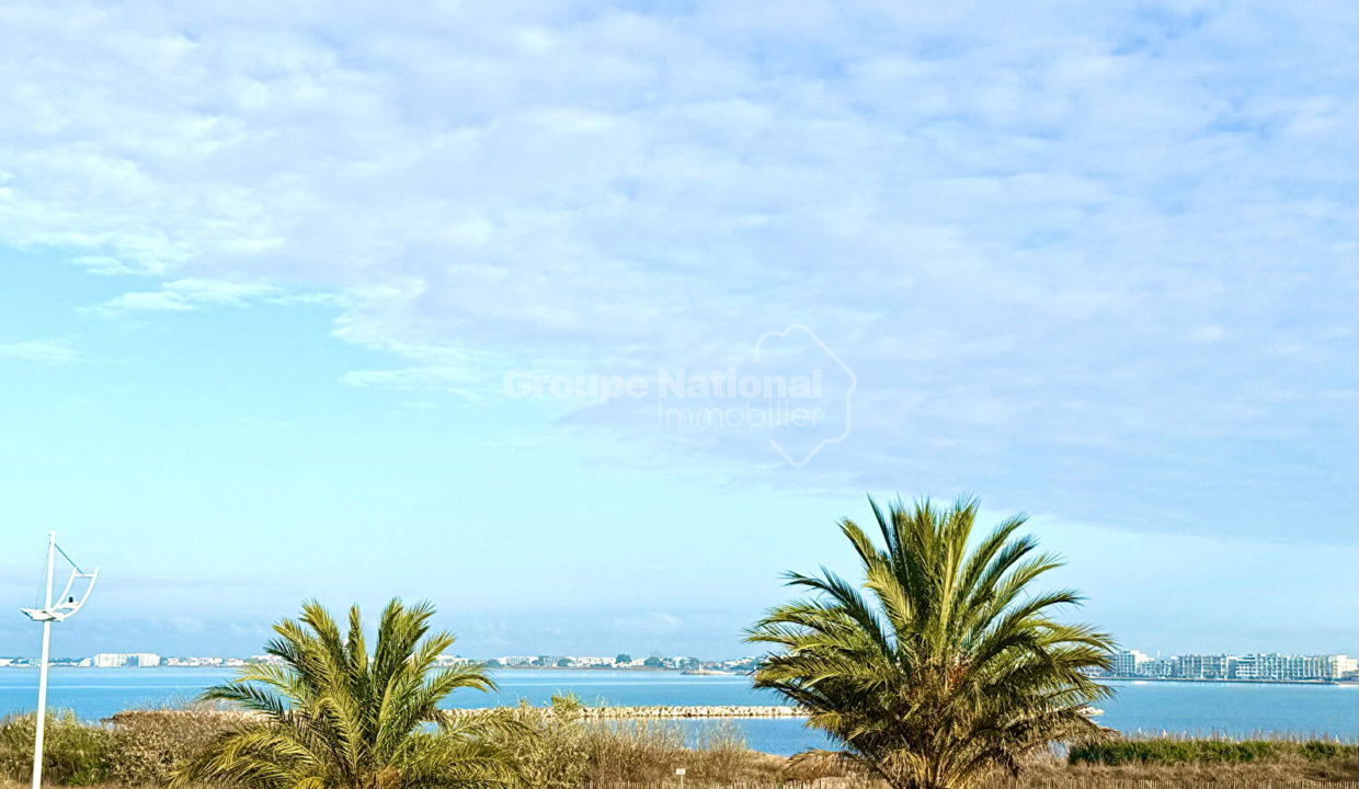 Port-Camargue P3 vue mer parking cellier CM1877 photo2