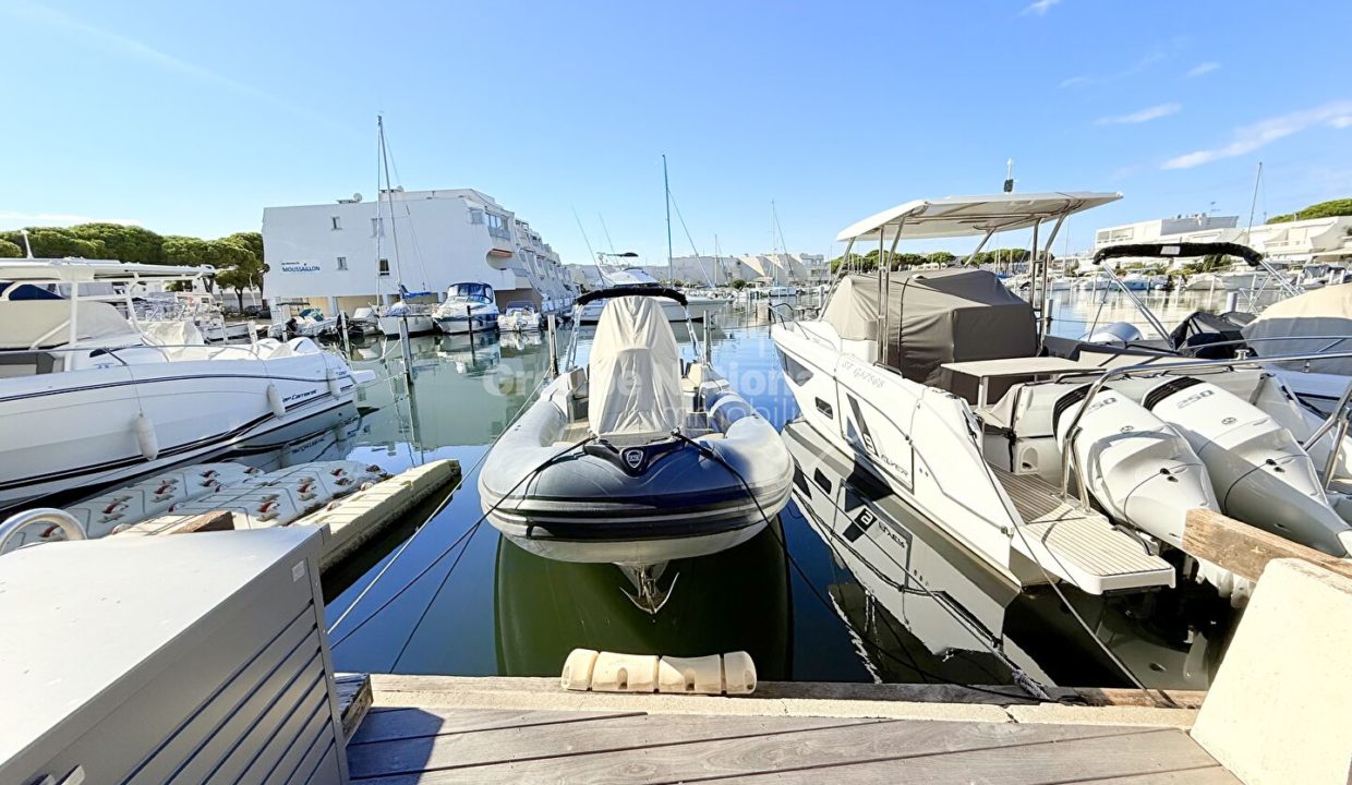 Marina triplex avec un appontement large CM1888 photo10