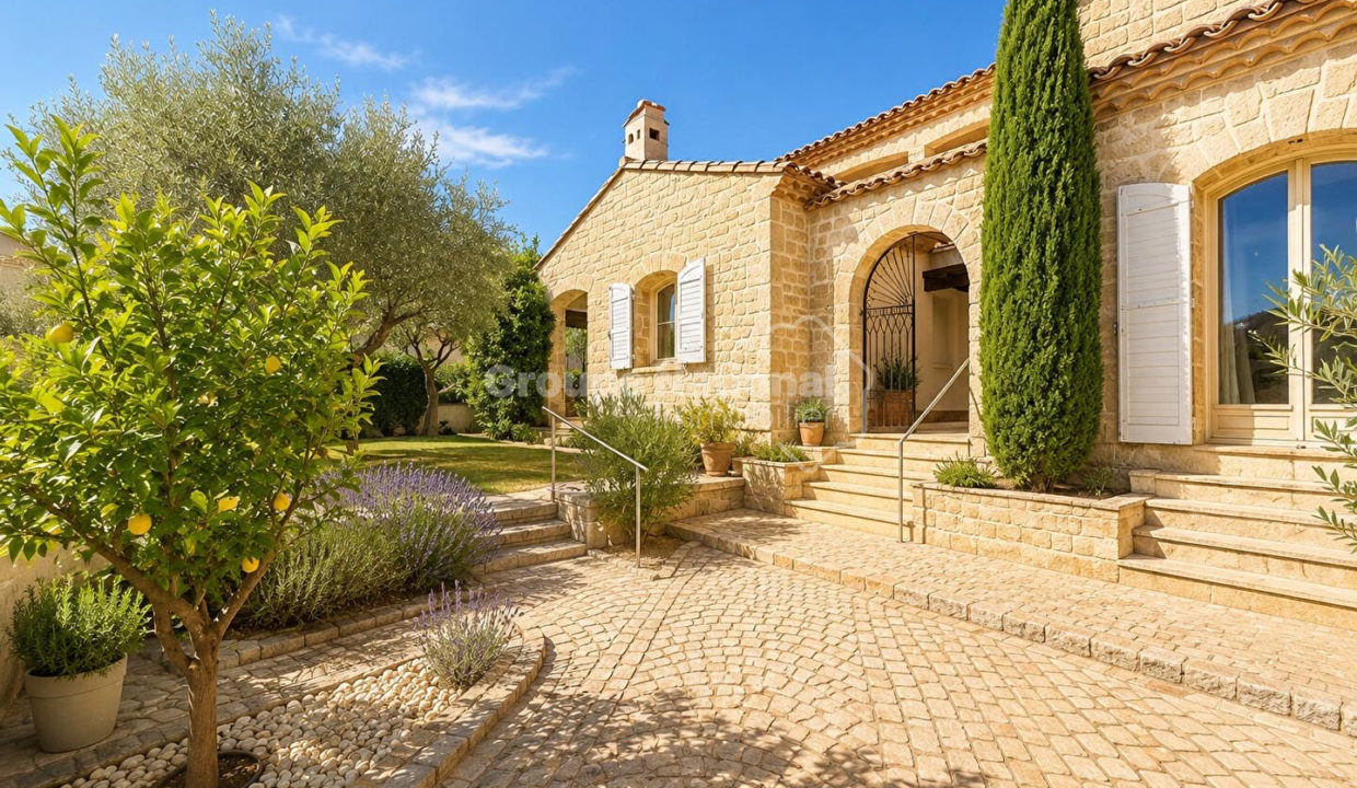 Maison en pierre de 151 m² avec grand jardin et garage CM1845 photo1