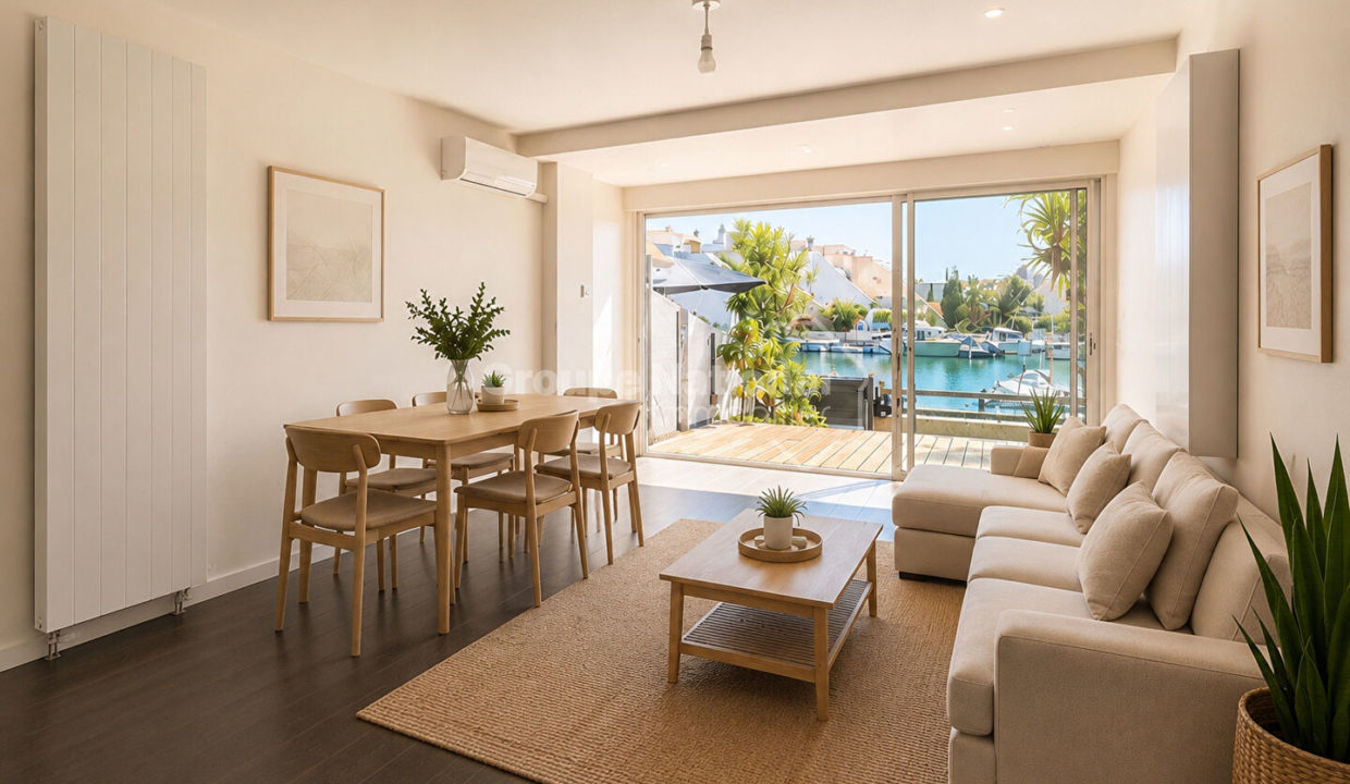 Marina rez-de-chaussée duplex P3 cabine plein Sud 72m² CM1782 photo3