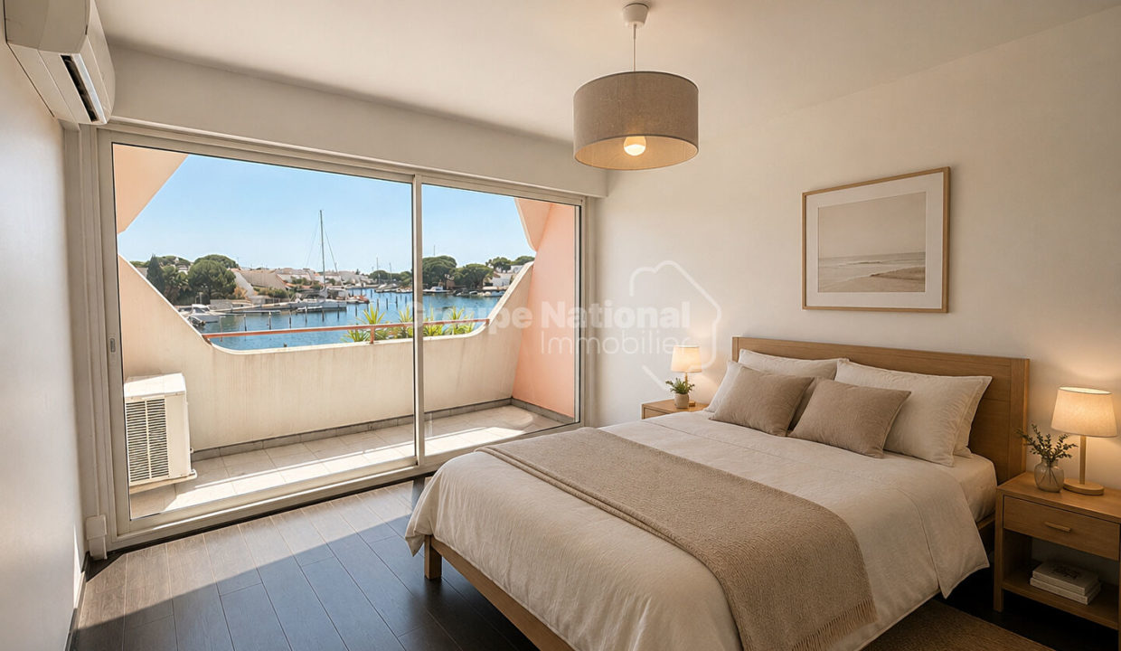 Marina rez-de-chaussée duplex P3 cabine plein Sud 72m² CM1782 photo4