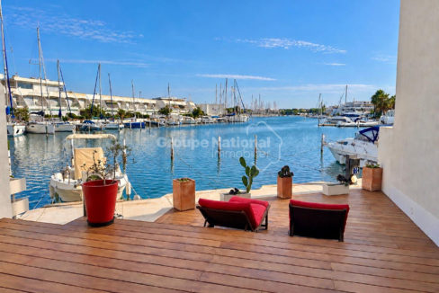 Marina Marina P3 traversante proche commerces et plage avec terrasses XXL CM1964 photo1