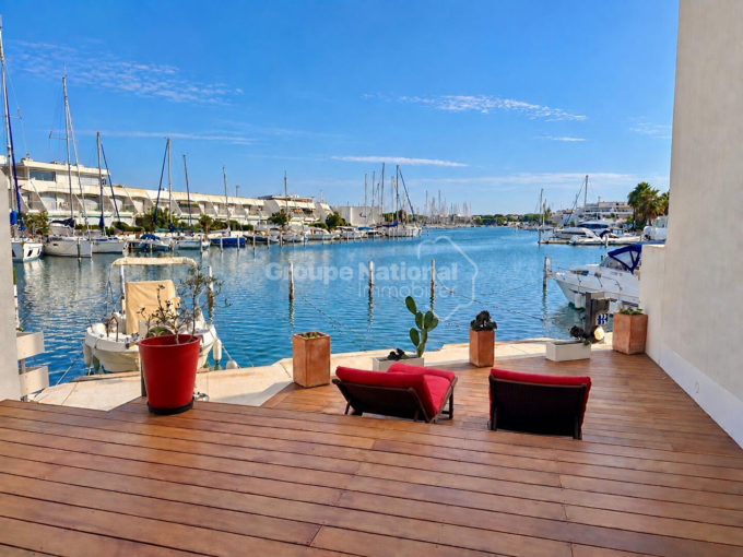 Marina Marina P3 traversante proche commerces et plage avec terrasses XXL CM1964 photo1
